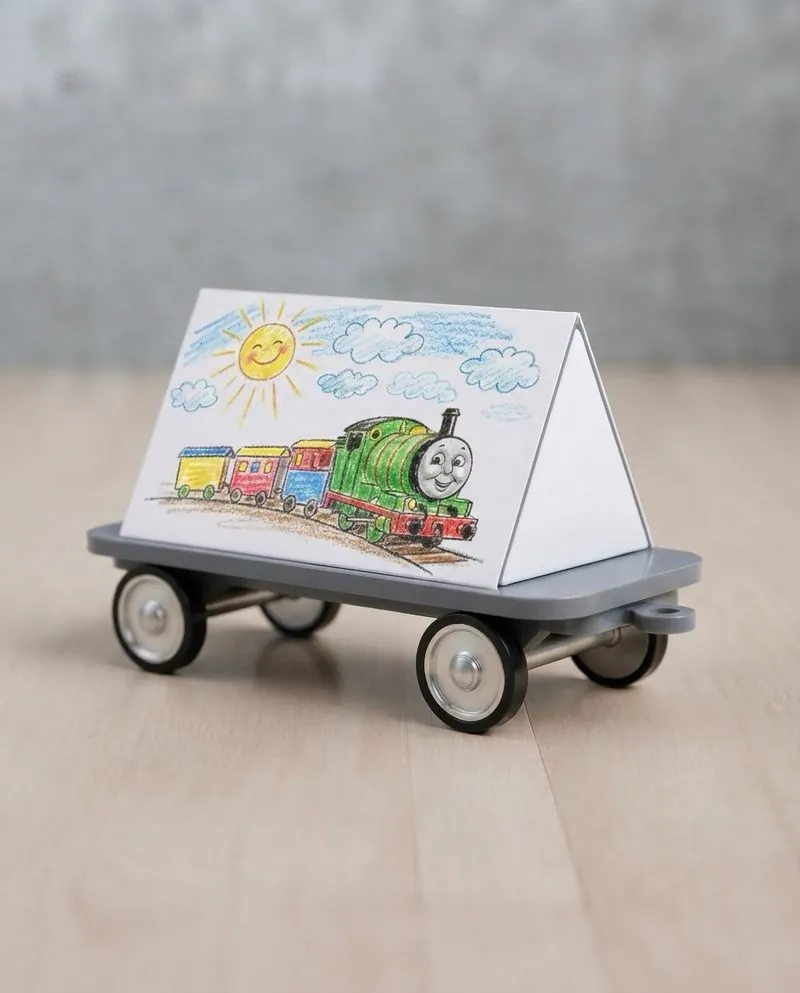 Il vagone Autore con il disegno stampato, torna a casa da te